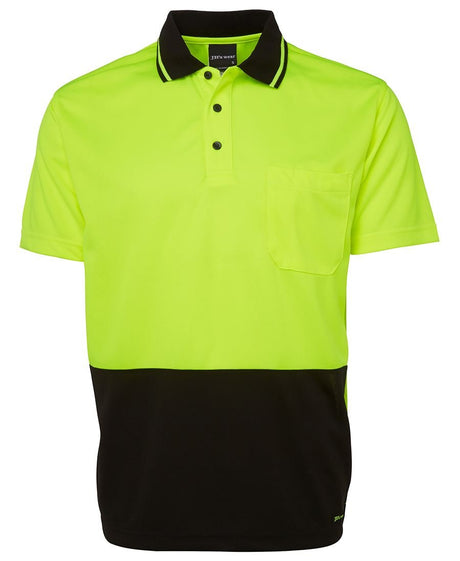 Adults Hi Vis Non Cuff Traditional Polo 6HVNC - WEARhouse