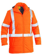 Bisley Taped Hi Vis Puffer Jacket with X Back - BJ6379XT