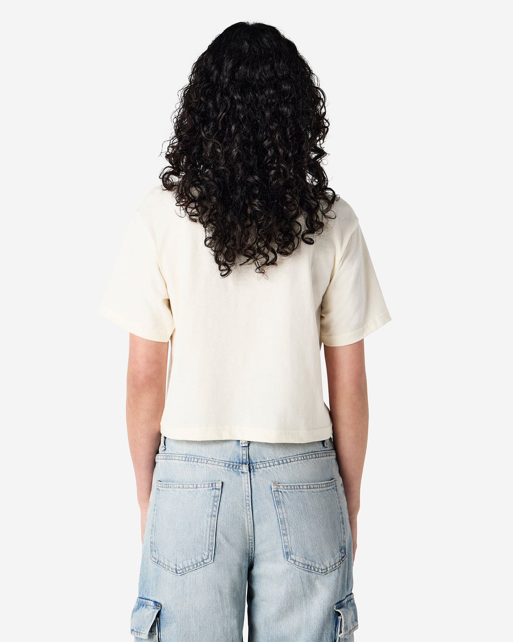 102 American Apparel Women's Fine Jersey Boxy T-Shirt