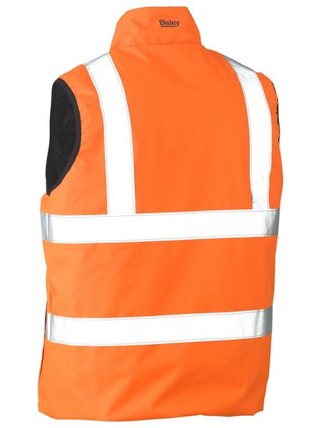 Bisley Taped Hi Vis Reversible Puffer Vest - BV0330HT