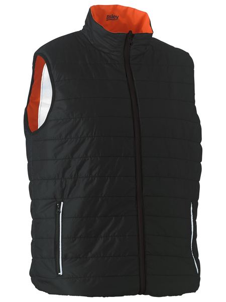 Bisley Taped Hi Vis Reversible Puffer Vest - BV0330HT