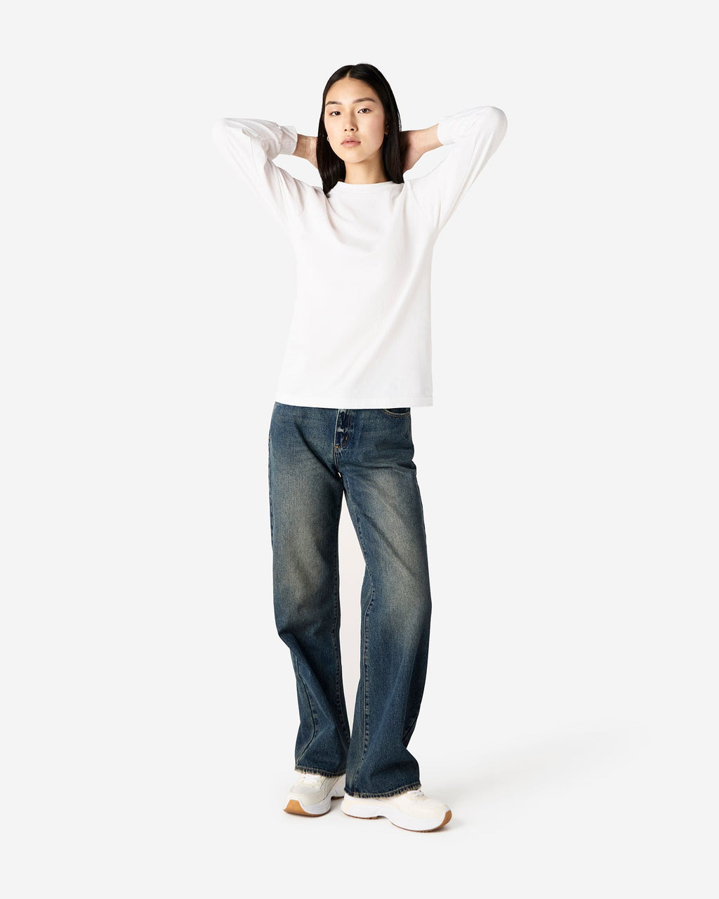 1304 American Apparel Heavyweight Cotton Unisex Long Sleeve T-Shirt