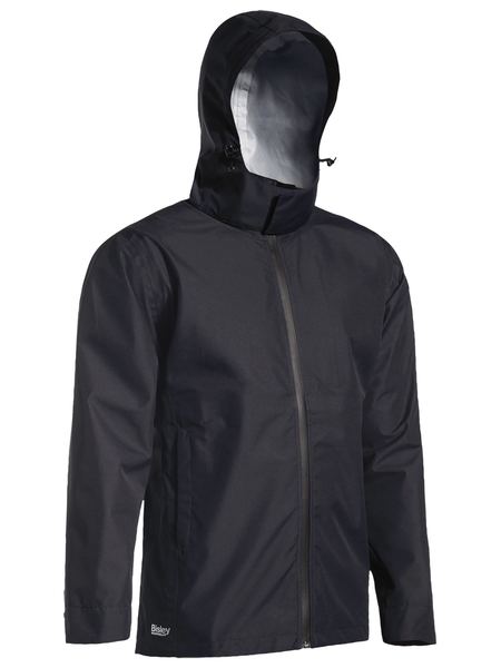 Lightweight Ripstop Rain Jacket with Concealed Hood - BJ6926