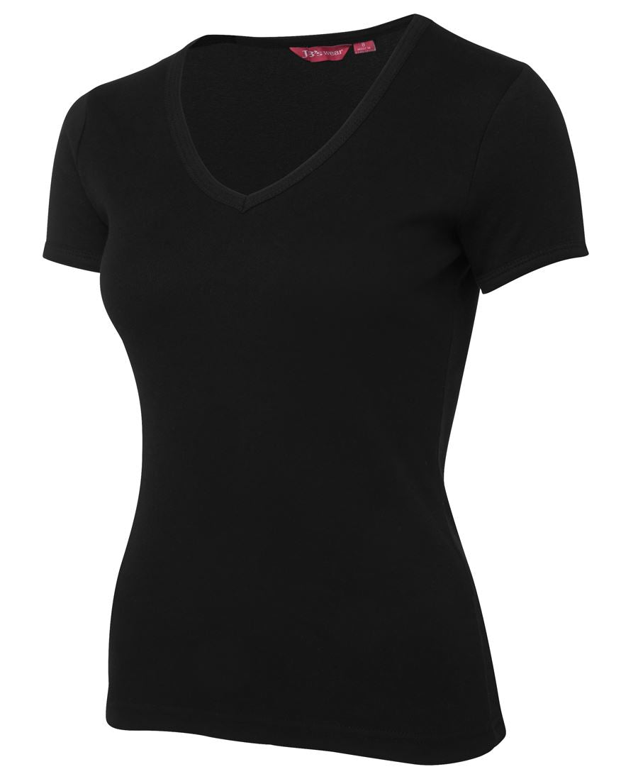 JB'S LADIES V-NECK TEE 1LV