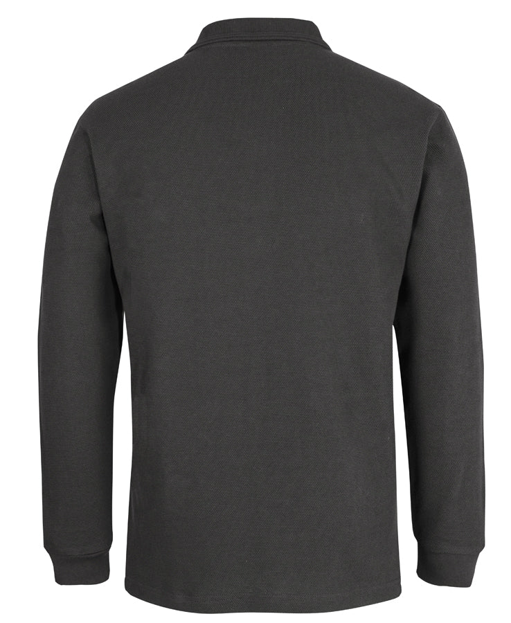 C of C 320g L/S Popcorn Cotton Polo 2PCL