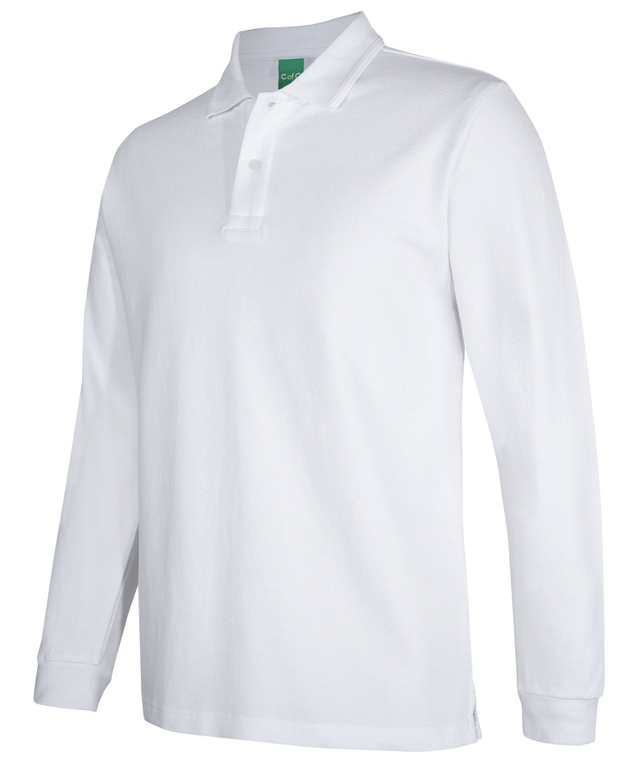 C of C 320g L/S Popcorn Cotton Polo 2PCL