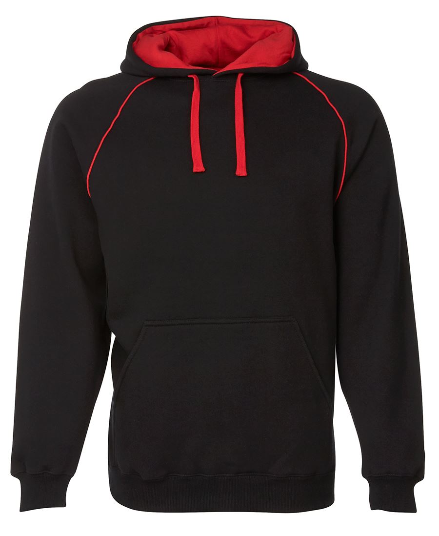 CONTRAST FLEECY HOODIE - ADULTS 3CFH