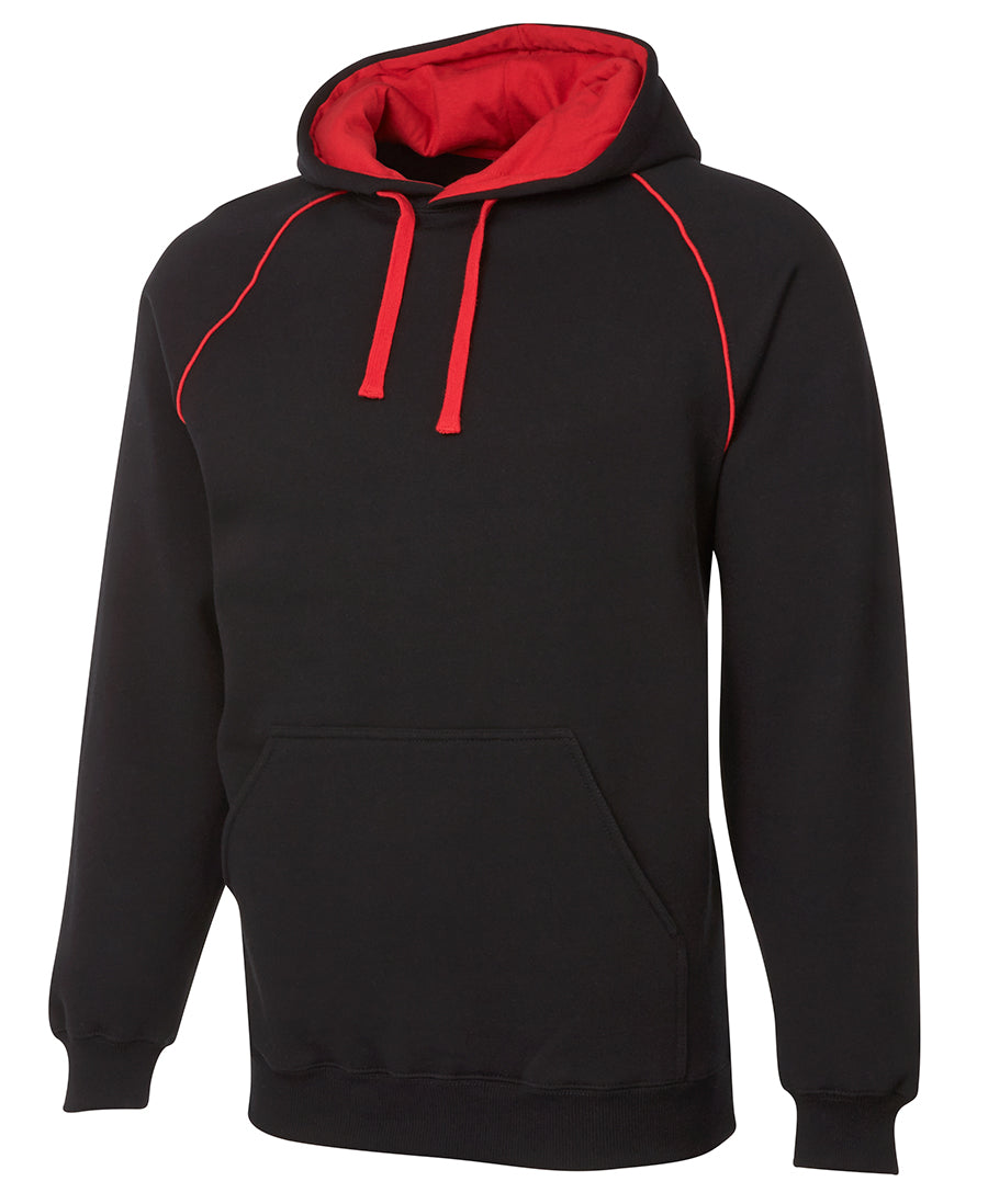 CONTRAST FLEECY HOODIE - ADULTS 3CFH