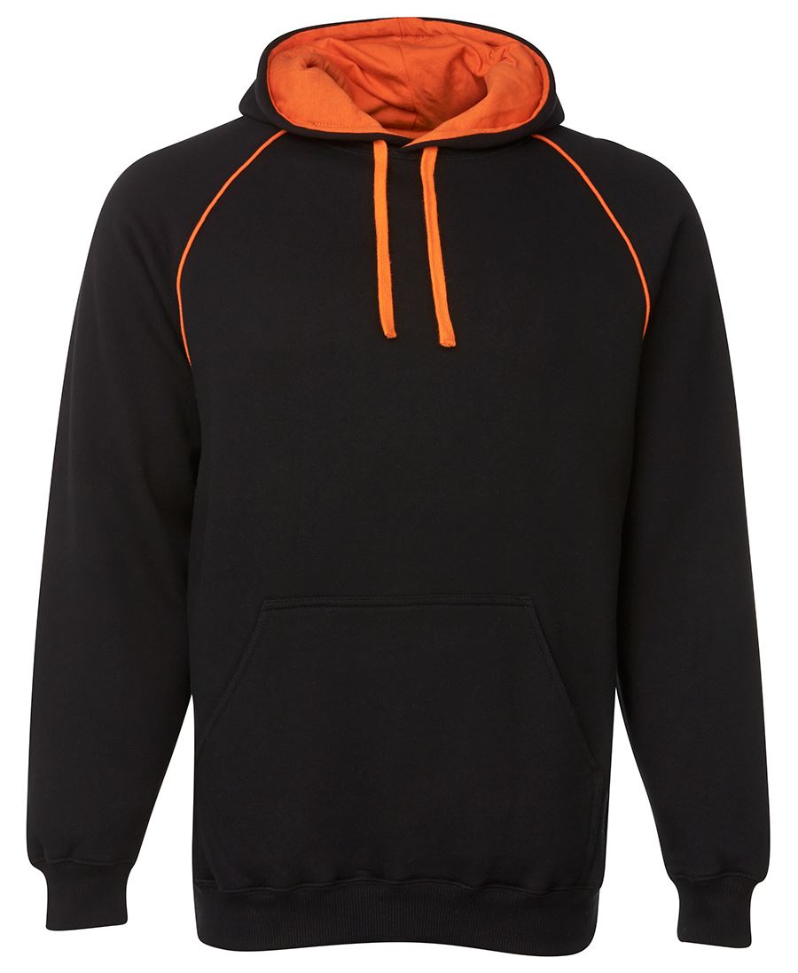 CONTRAST FLEECY HOODIE - ADULTS 3CFH