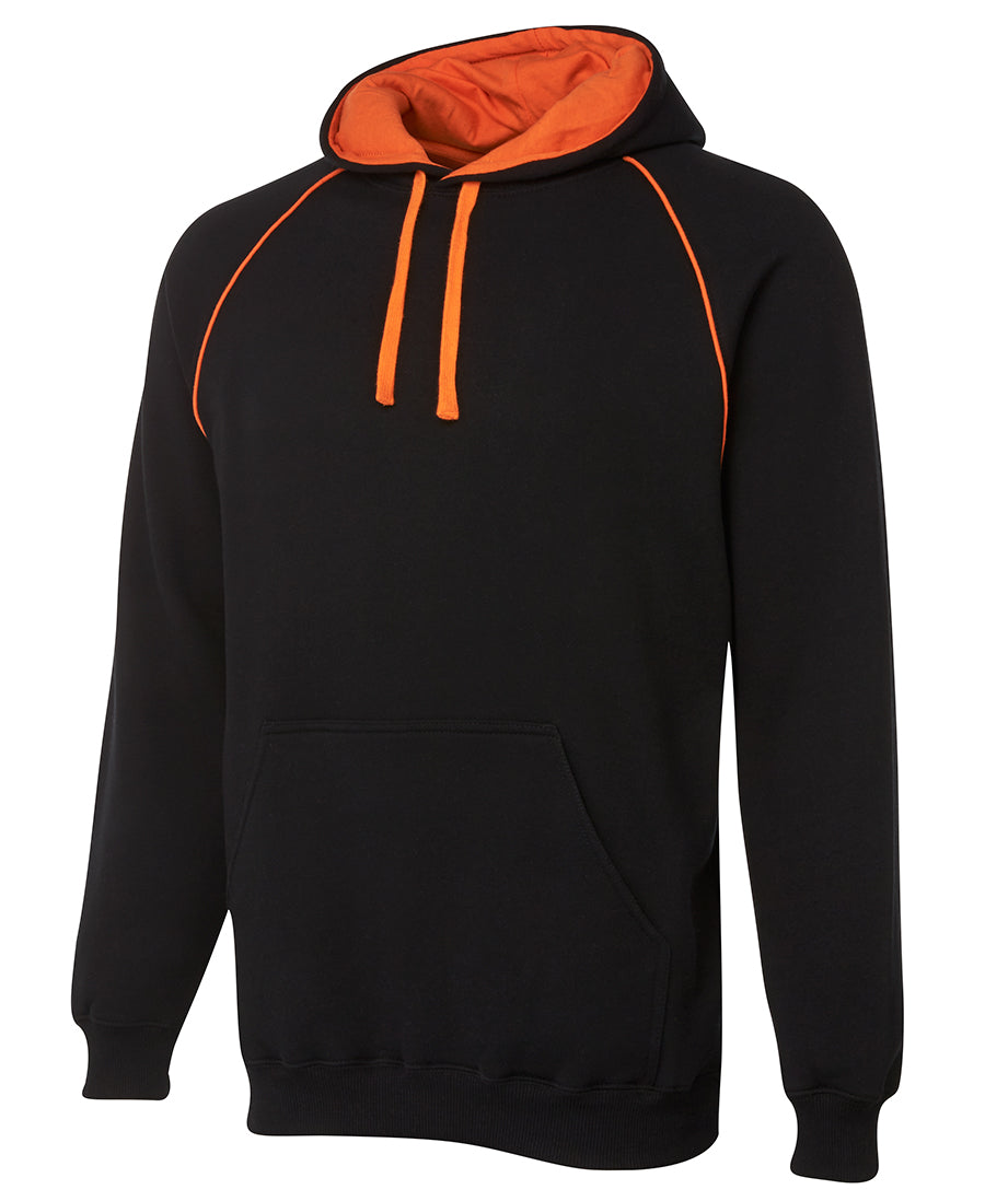 CONTRAST FLEECY HOODIE - ADULTS 3CFH