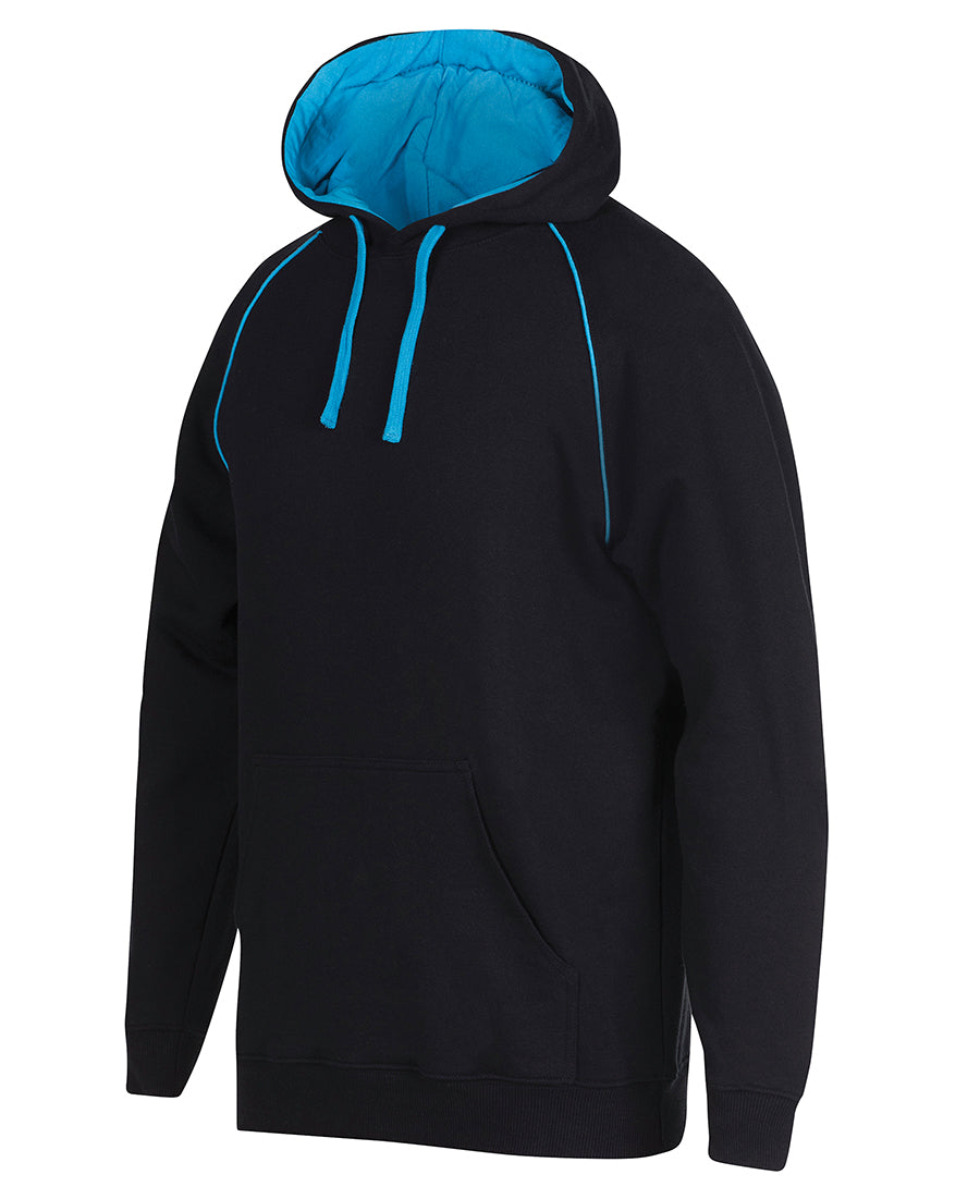 CONTRAST FLEECY HOODIE - ADULTS 3CFH