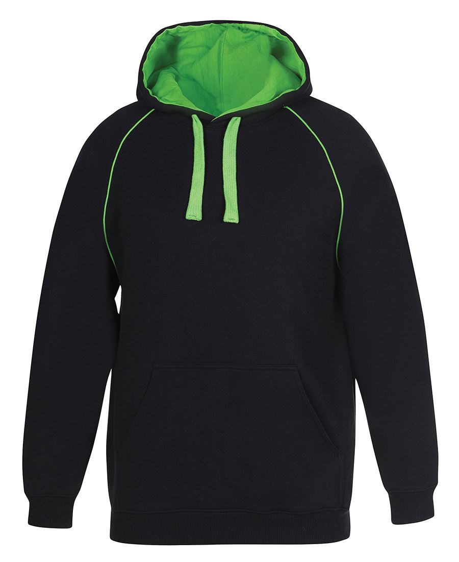 CONTRAST FLEECY HOODIE - ADULTS 3CFH