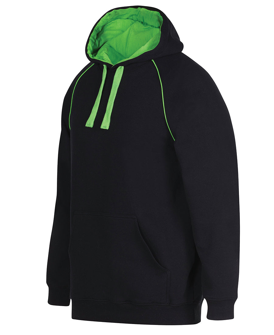 CONTRAST FLEECY HOODIE - ADULTS 3CFH