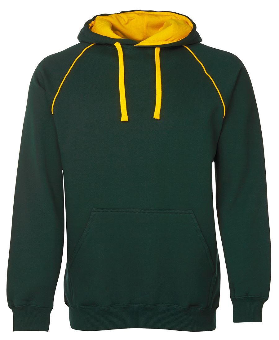 CONTRAST FLEECY HOODIE - ADULTS 3CFH