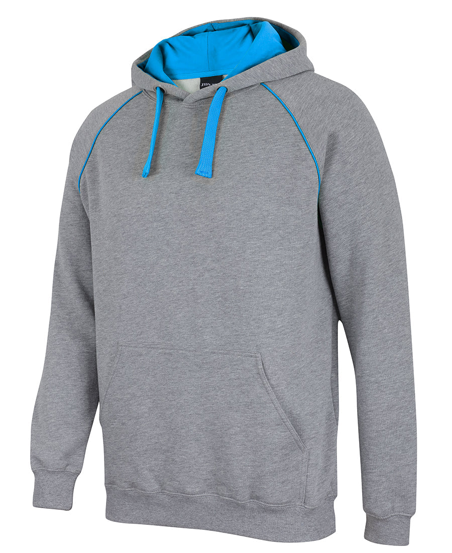 CONTRAST FLEECY HOODIE - ADULTS 3CFH