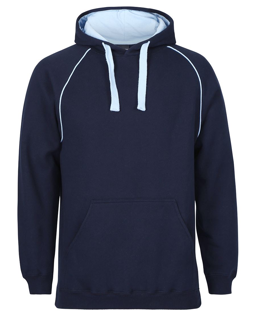 CONTRAST FLEECY HOODIE - ADULTS 3CFH