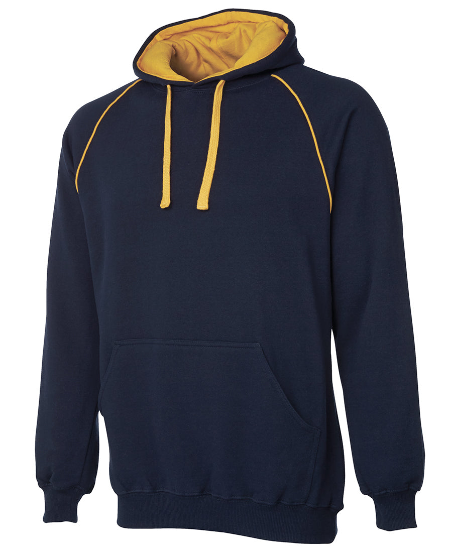 CONTRAST FLEECY HOODIE - ADULTS 3CFH
