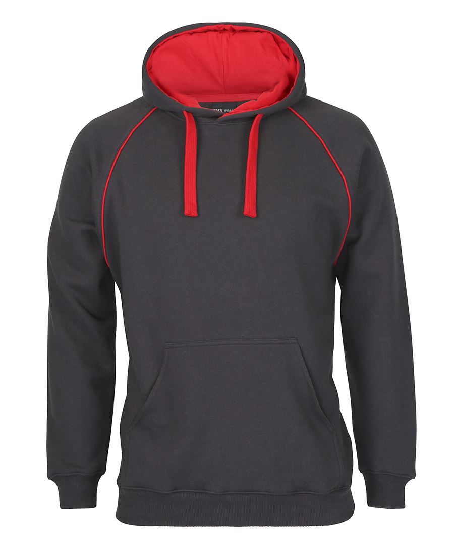 CONTRAST FLEECY HOODIE - ADULTS 3CFH