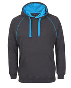 CONTRAST FLEECY HOODIE - ADULTS 3CFH