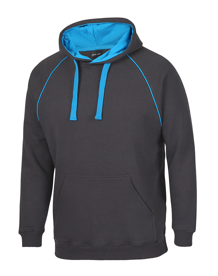 CONTRAST FLEECY HOODIE - ADULTS 3CFH