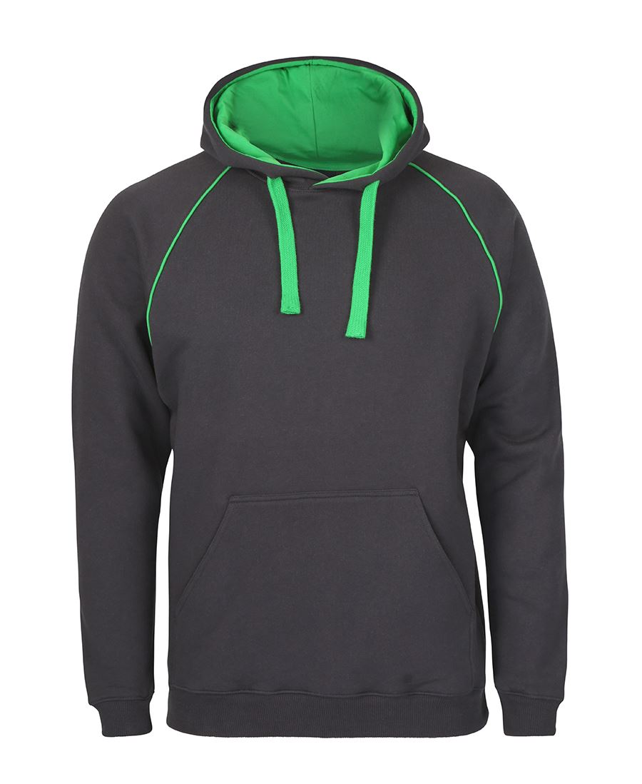 CONTRAST FLEECY HOODIE - ADULTS 3CFH