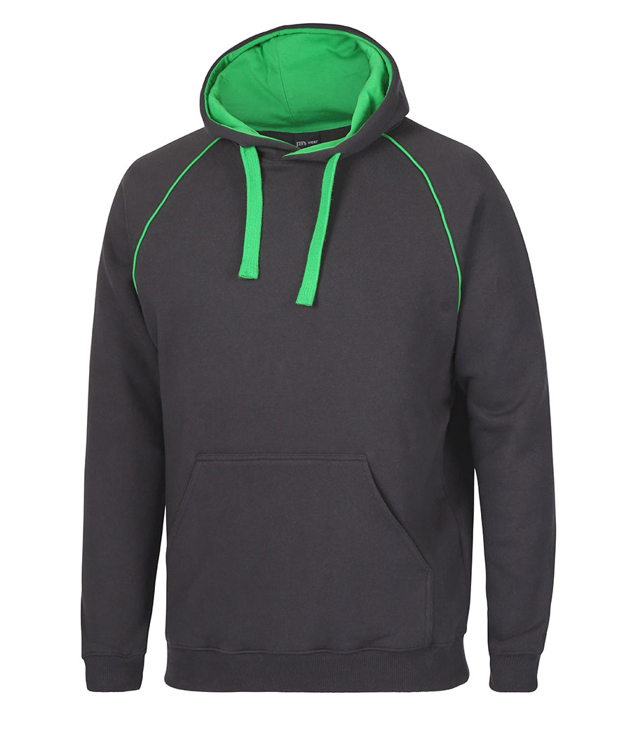 CONTRAST FLEECY HOODIE - ADULTS 3CFH