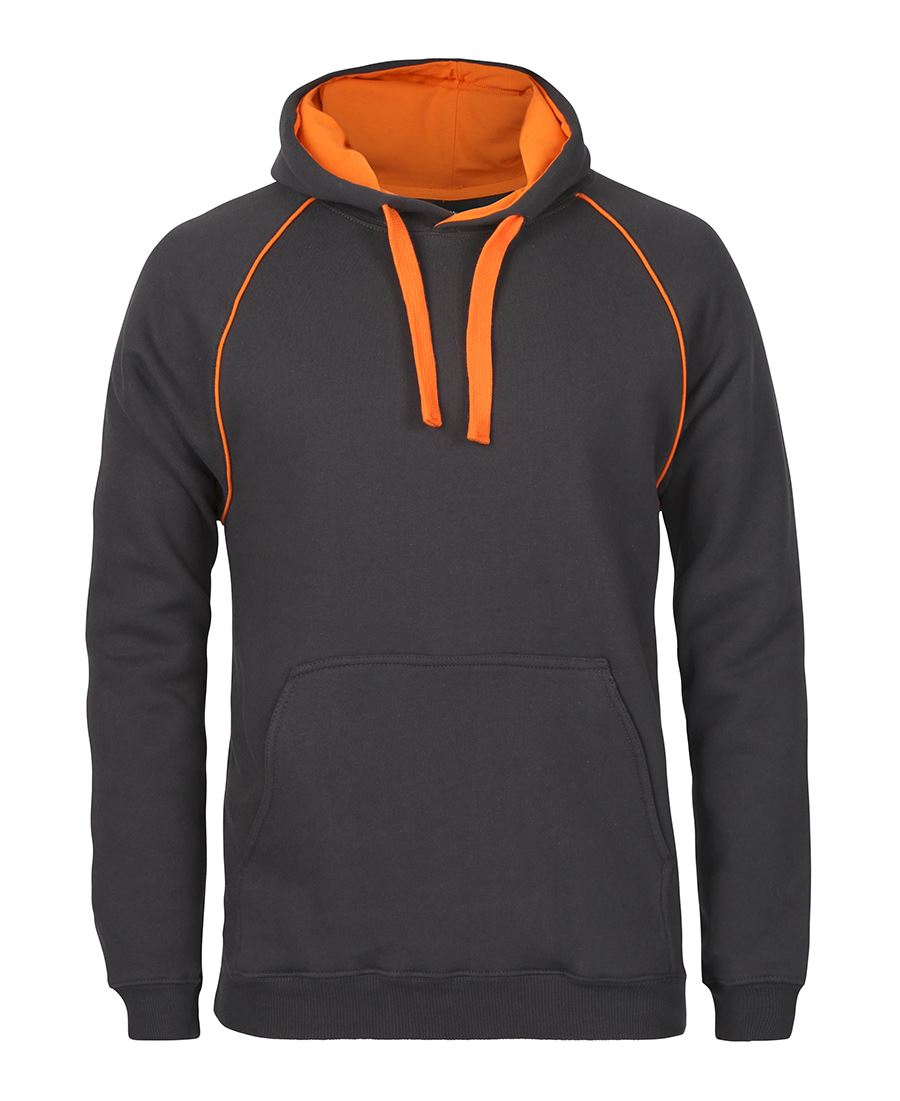 CONTRAST FLEECY HOODIE - ADULTS 3CFH