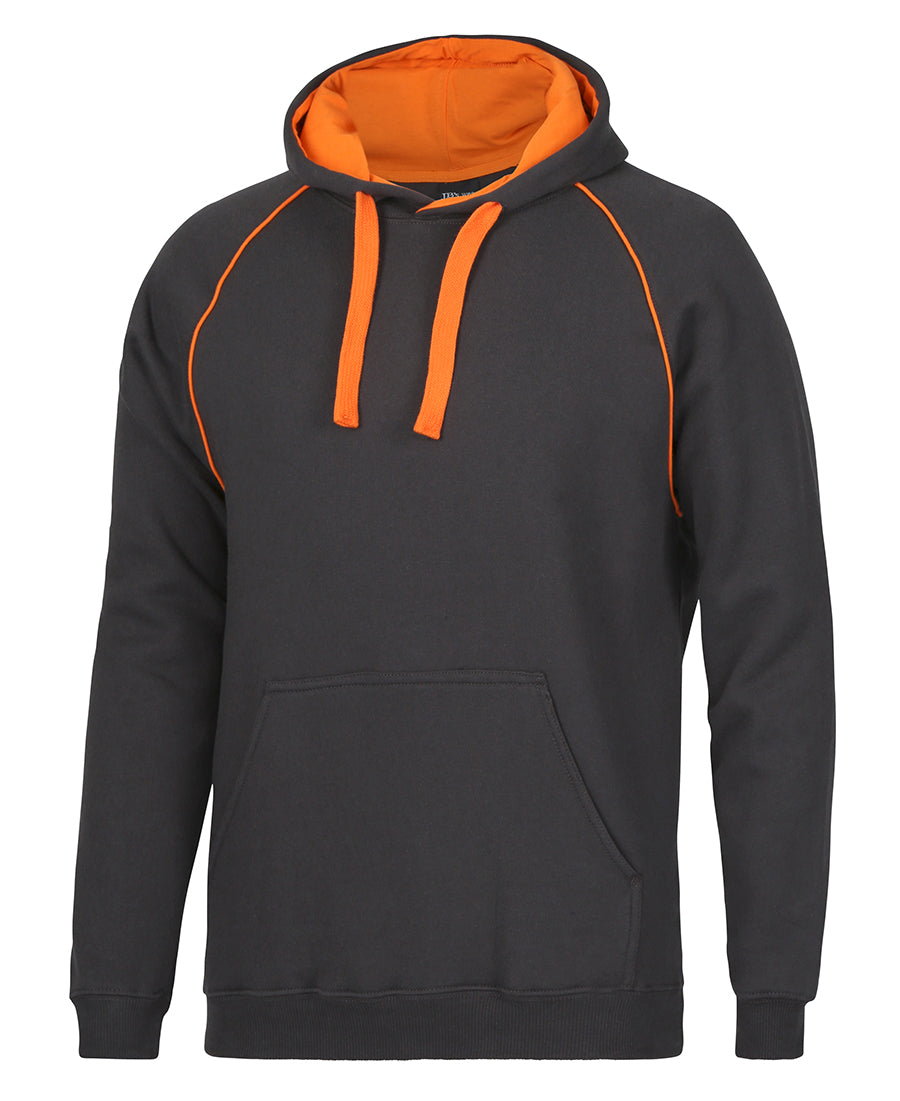 CONTRAST FLEECY HOODIE - ADULTS 3CFH