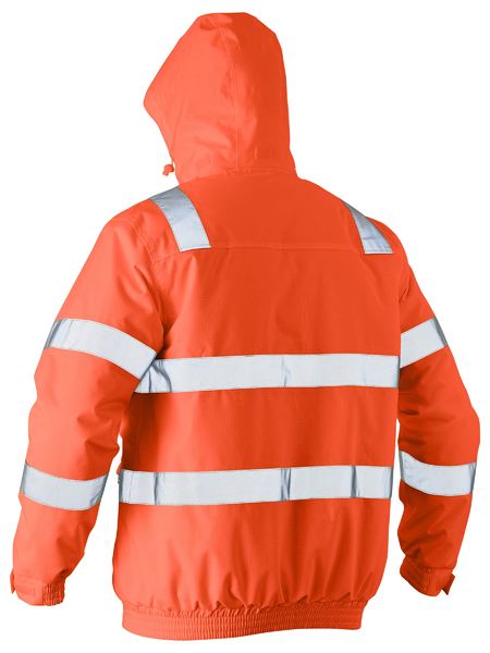 Bisley Taped Hi Vis Wet Weather Bomber Jacket - BJ6770T