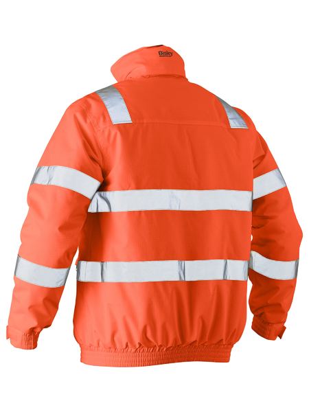 Bisley Taped Hi Vis Wet Weather Bomber Jacket - BJ6770T