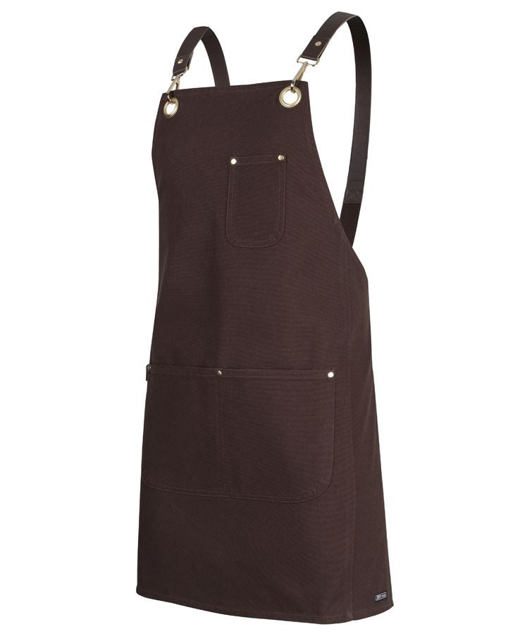 JB's 65x75 Brass Eyelet Canvas Apron with PU Strap 5ACBP