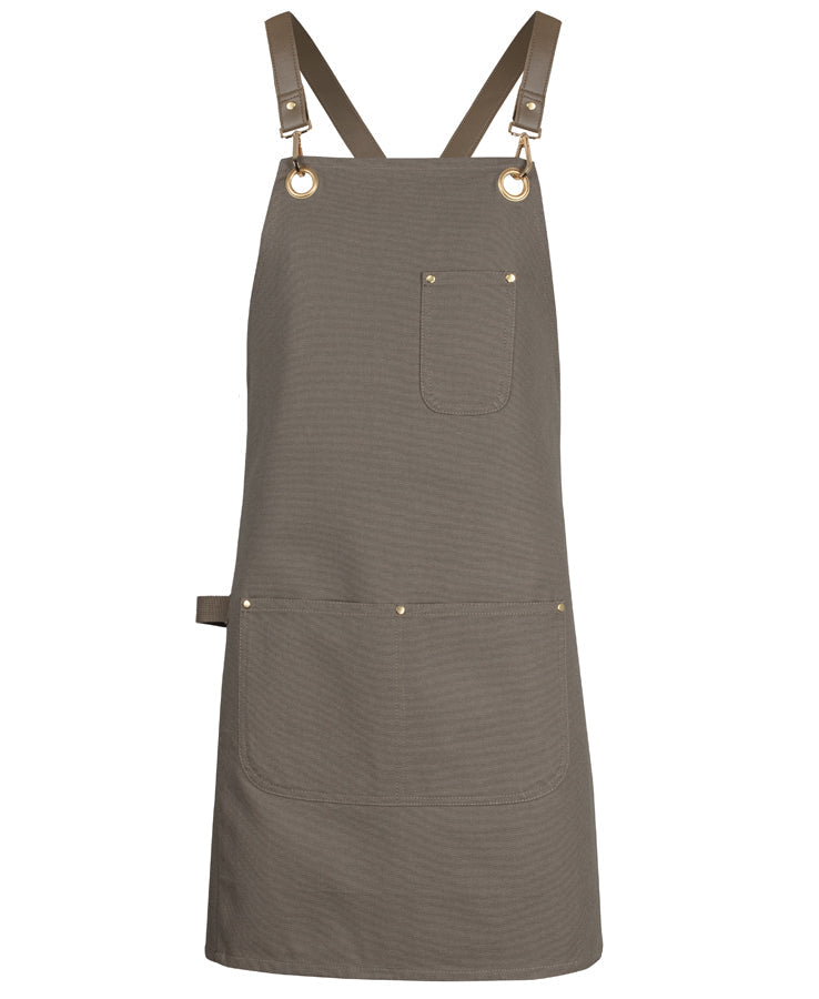 JB's 65x75 Brass Eyelet Canvas Apron with PU Strap 5ACBP