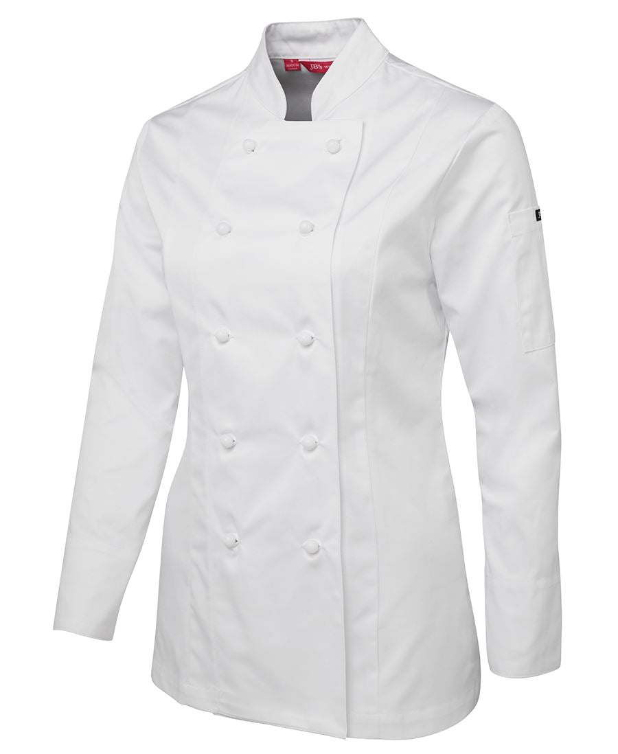 JB's Wear LADIES L/S CHEF'S JACKET 5CJ1