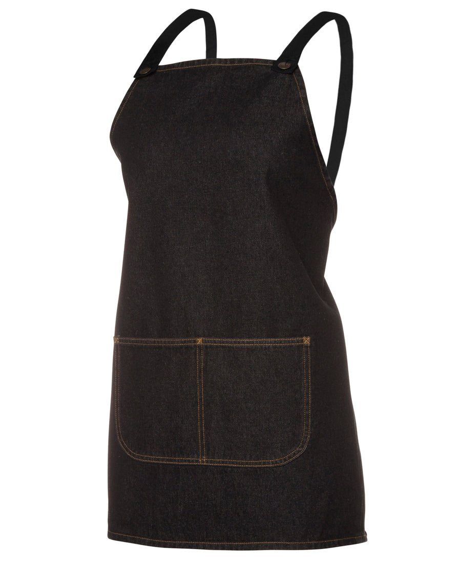 5ACBB Cross Back 65x71 Bib Denim Apron - WEARhouse