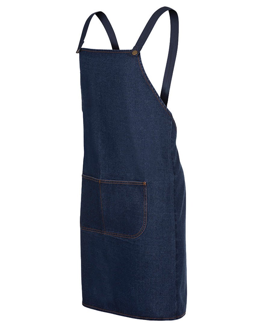 5ACBD Cross Back Denim Apron - WEARhouse