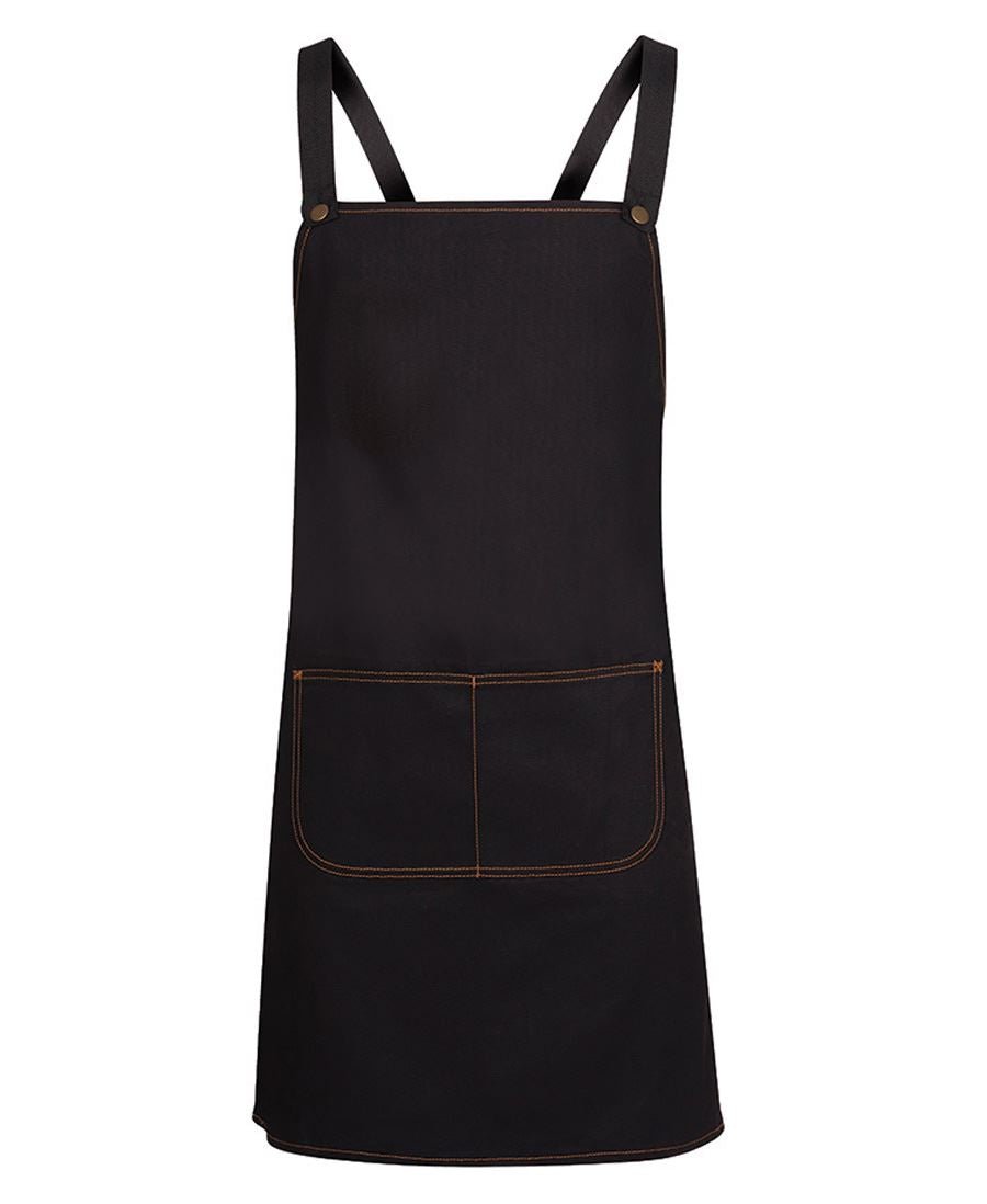 5ACBD Cross Back Denim Apron - WEARhouse