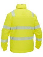 Bisley Taped Hi Vis Heated Jacket with Hood - BJ6842T