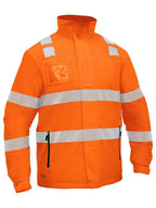 Bisley Taped Hi Vis Heated Jacket with Hood - BJ6842T