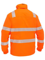Bisley Taped Hi Vis Heated Jacket with Hood - BJ6842T