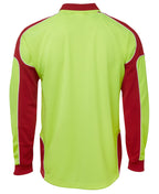 JB's Wear Hi Vis L/S Arm Panel Polo 6AP4L