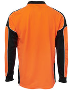 JB's Wear Hi Vis L/S Arm Panel Polo 6AP4L