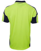 JB's Wear Hi Vis S/S Arm Panel Polo 6AP4S