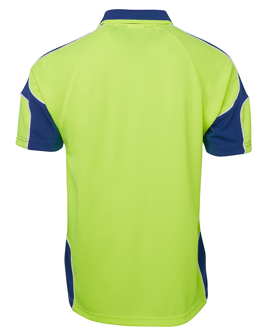 JB's Wear Hi Vis S/S Arm Panel Polo 6AP4S