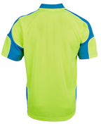 JB's Wear Hi Vis S/S Arm Panel Polo 6AP4S