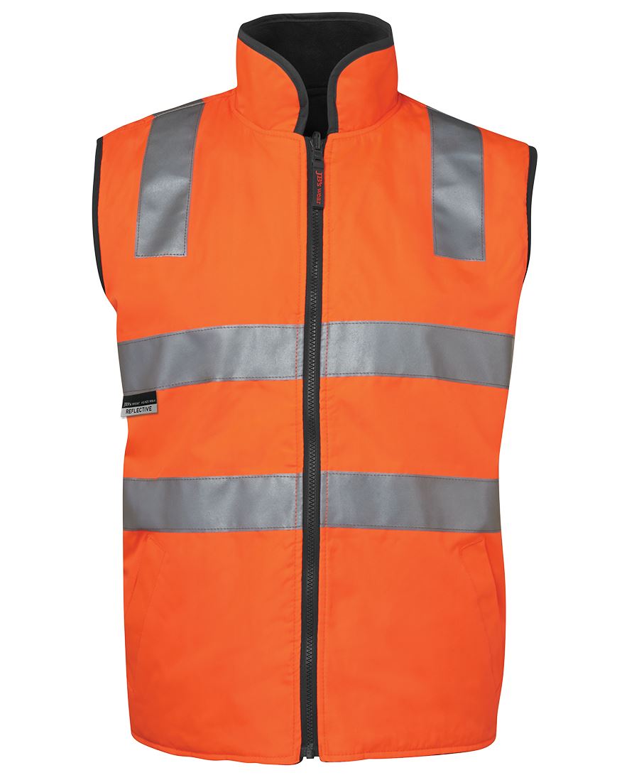 JB's Wear HI VIS 4602.1 (D+N) REVERSIBLE VEST 6D4RV