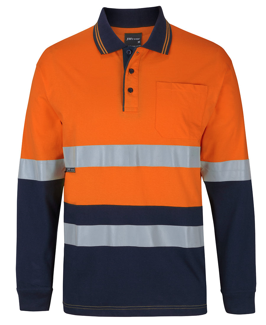 HI VIS (D+N) L/S COTTON POLO 6DCPL