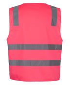 JB's Wear Hi Vis (D+N) Zip Safety Vest 6DNSZ