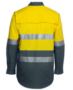 JB's Wear Hi Vis L/S (D+N) 150G Work Shirt 6DNWL