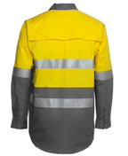 JB's Wear Hi Vis L/S (D+N) 150G Work Shirt 6DNWL