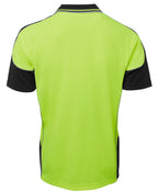 JB's Wear Hi Vis Contrast Piping Polo 6HCP4